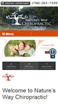 Mobile Screenshot of natureswaychiropractic.com